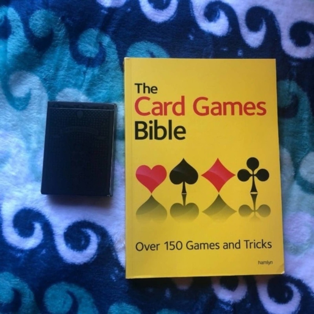 The Card Games Bible Book + Dia De Los Muertos Deck of Cards